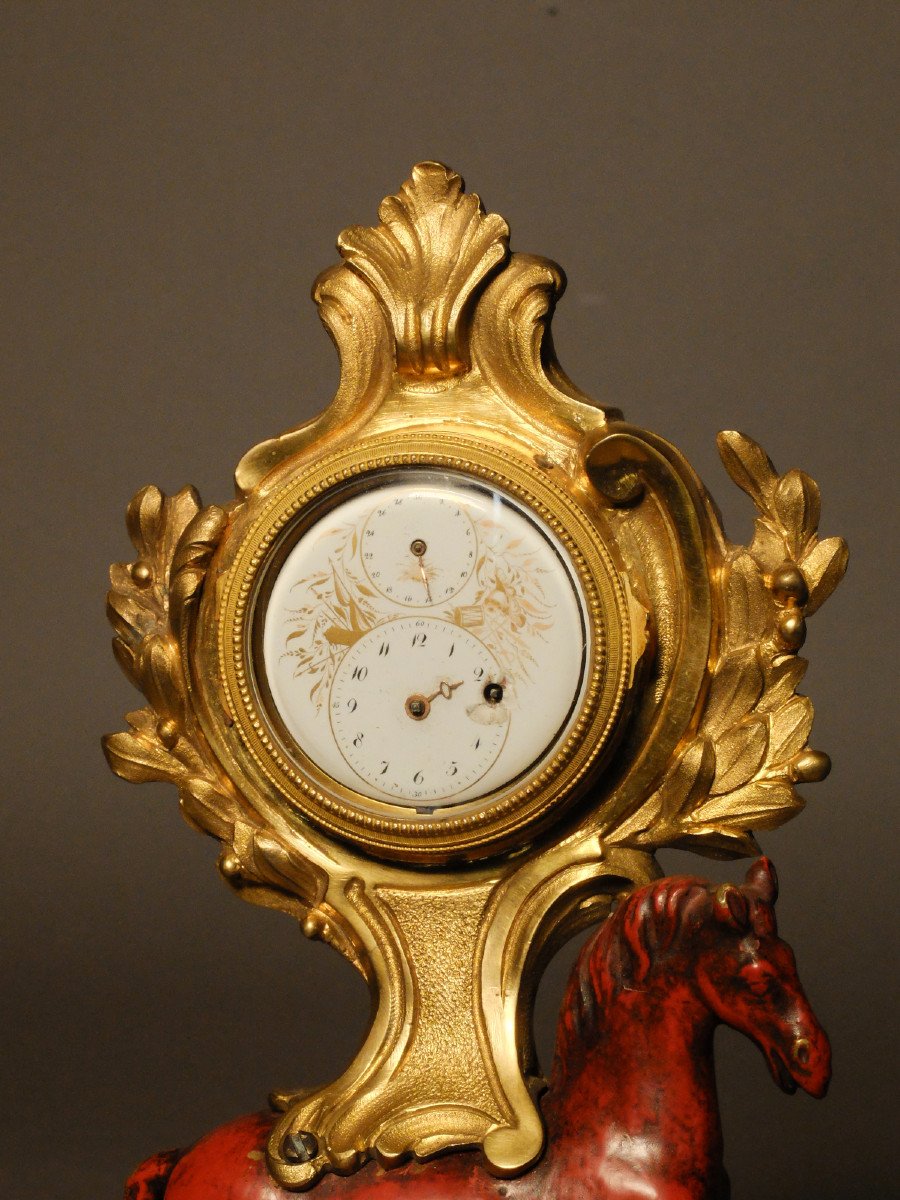 Louis XVI Period Desk Clock-photo-4