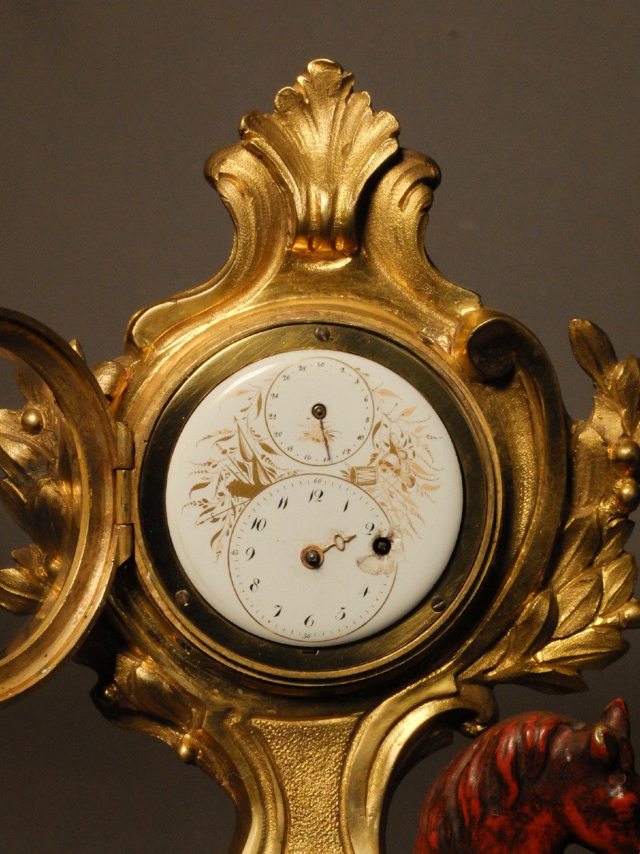 Louis XVI Period Desk Clock-photo-5