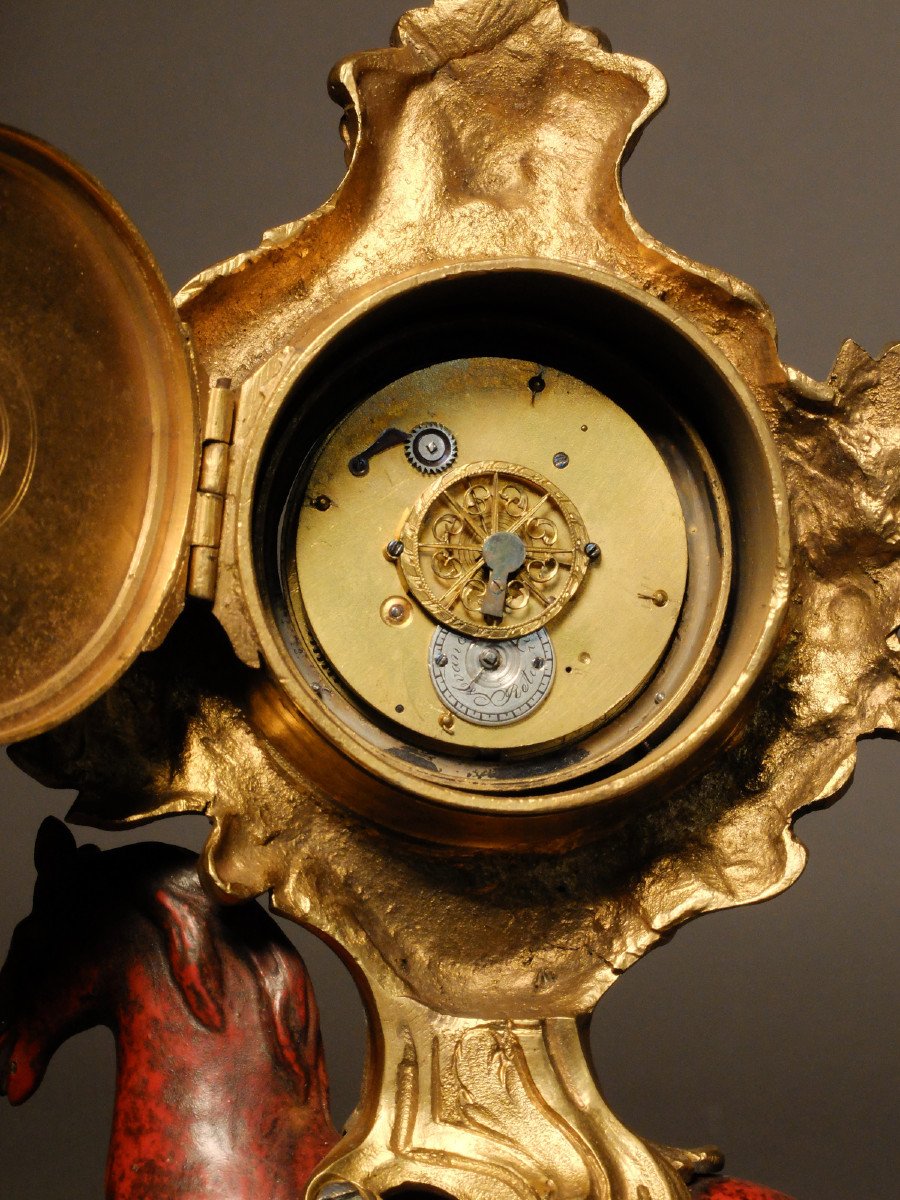 Louis XVI Period Desk Clock-photo-6