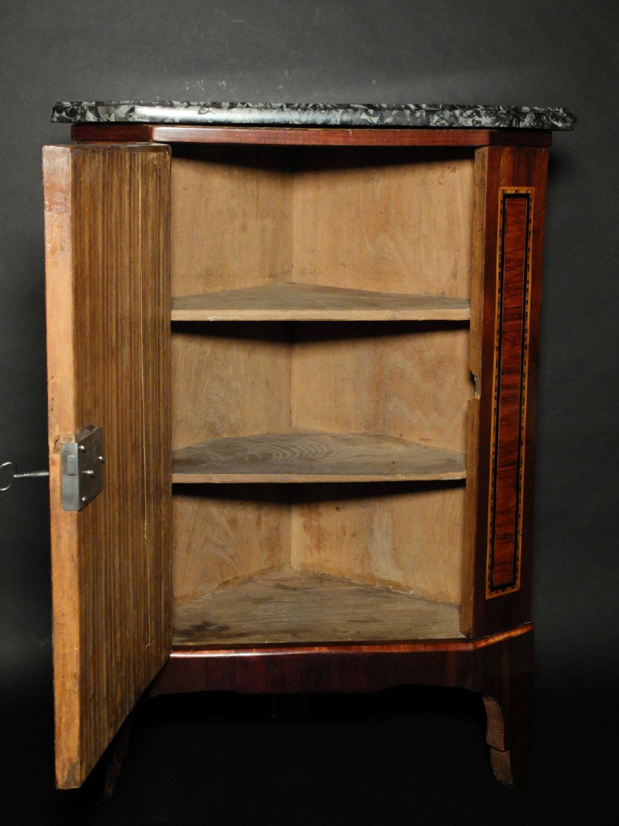 Louis XVI Period Corner Cupboard-photo-2