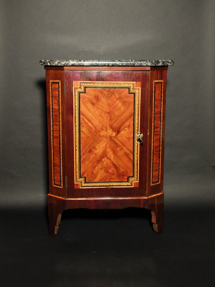 Louis XVI Period Corner Cupboard