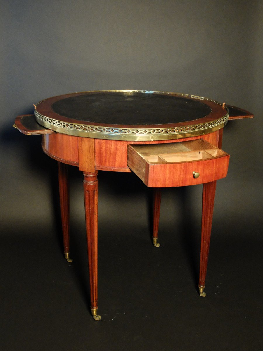 Bouillotte Table And Its Tray From The Louis XVI Period-photo-2