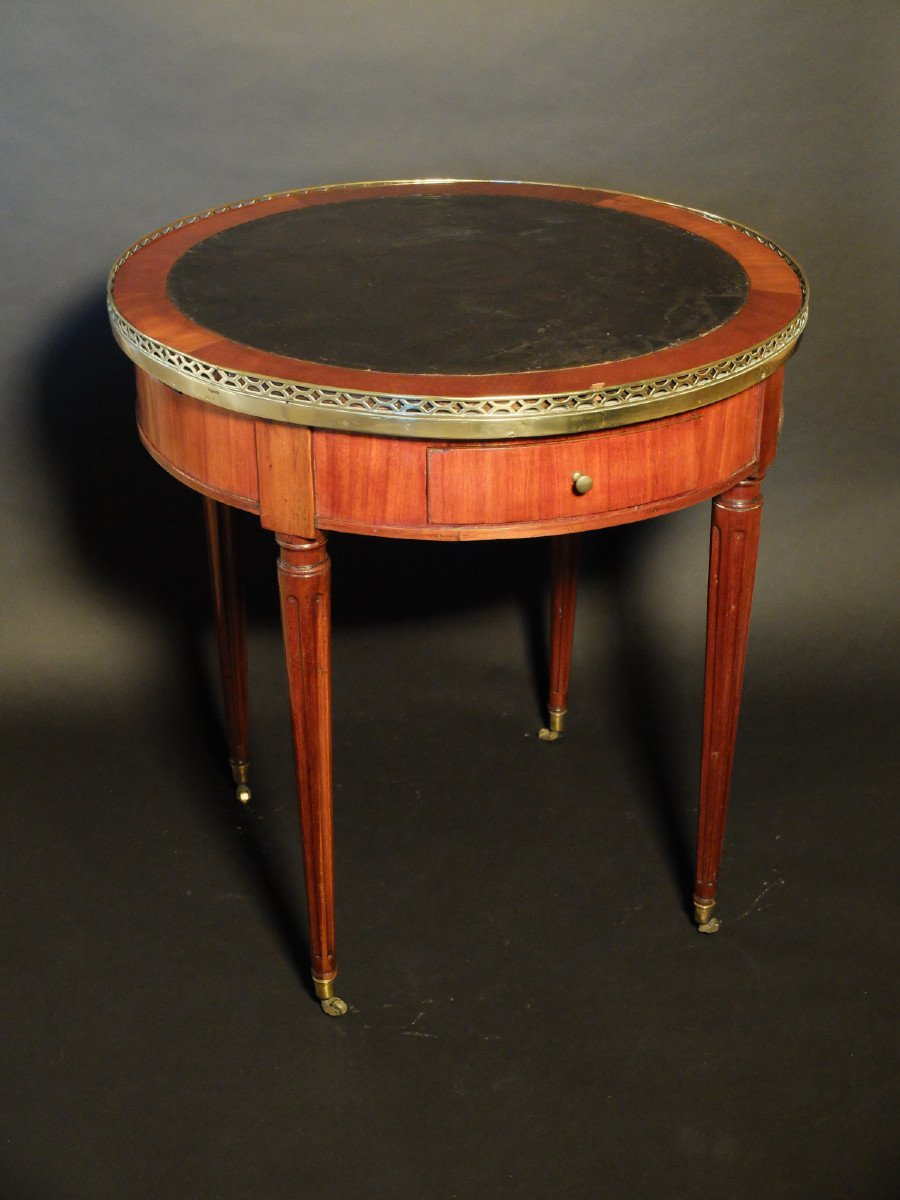 Bouillotte Table And Its Tray From The Louis XVI Period-photo-4