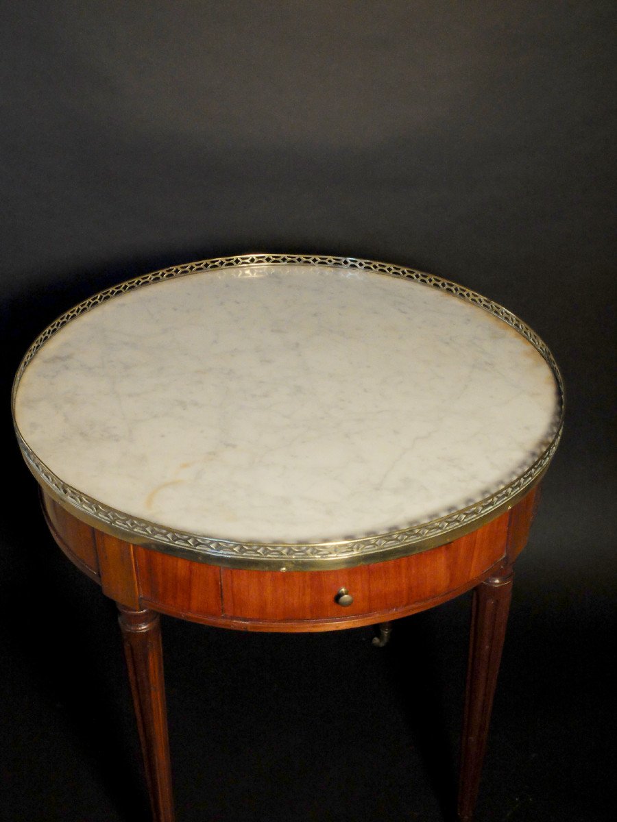 Bouillotte Table And Its Tray From The Louis XVI Period-photo-1