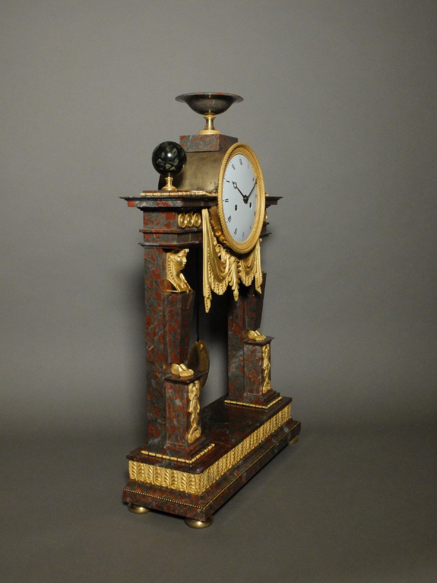 Return From Egypt Clock Circa 1800-1810-photo-2