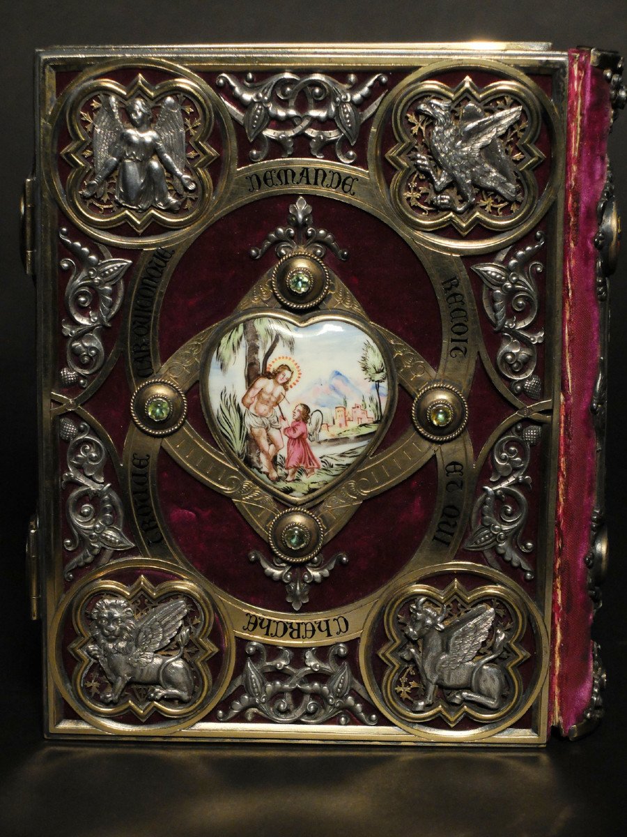 Book Of "hours Of The Middle Age", Gruel & Engelmann, Paris 1862-photo-4