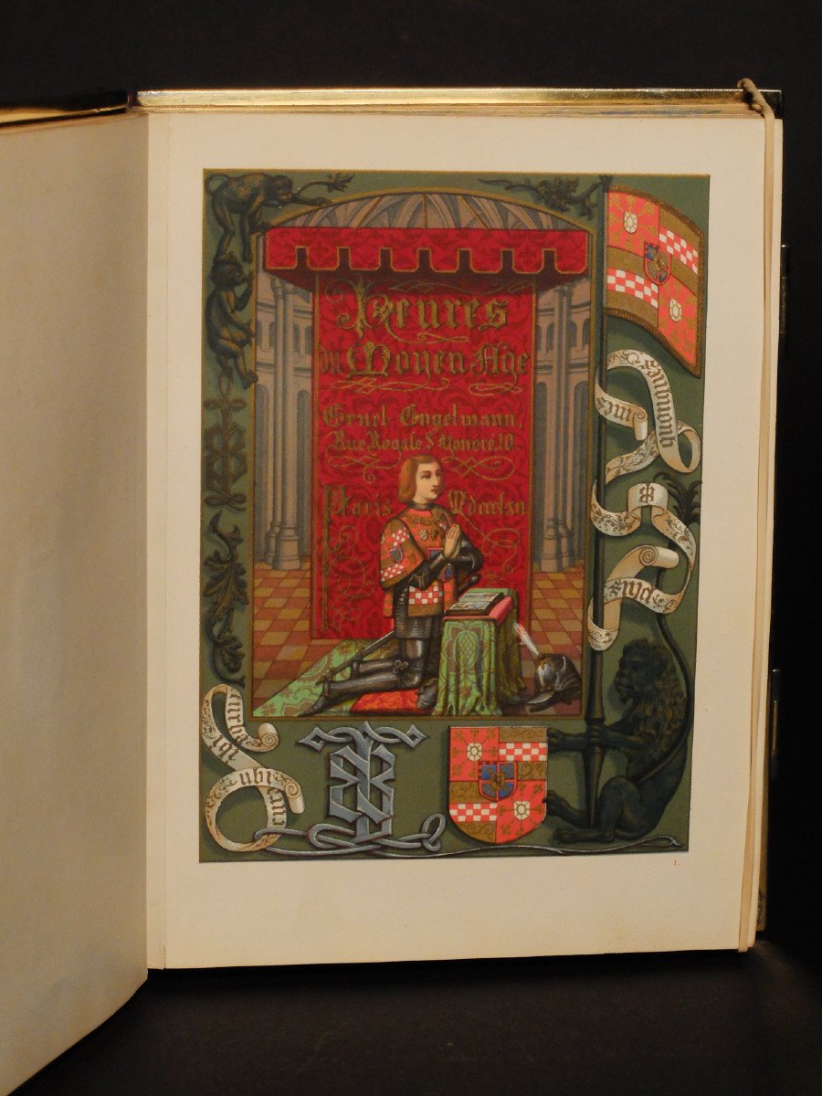 Book Of "hours Of The Middle Age", Gruel & Engelmann, Paris 1862-photo-5