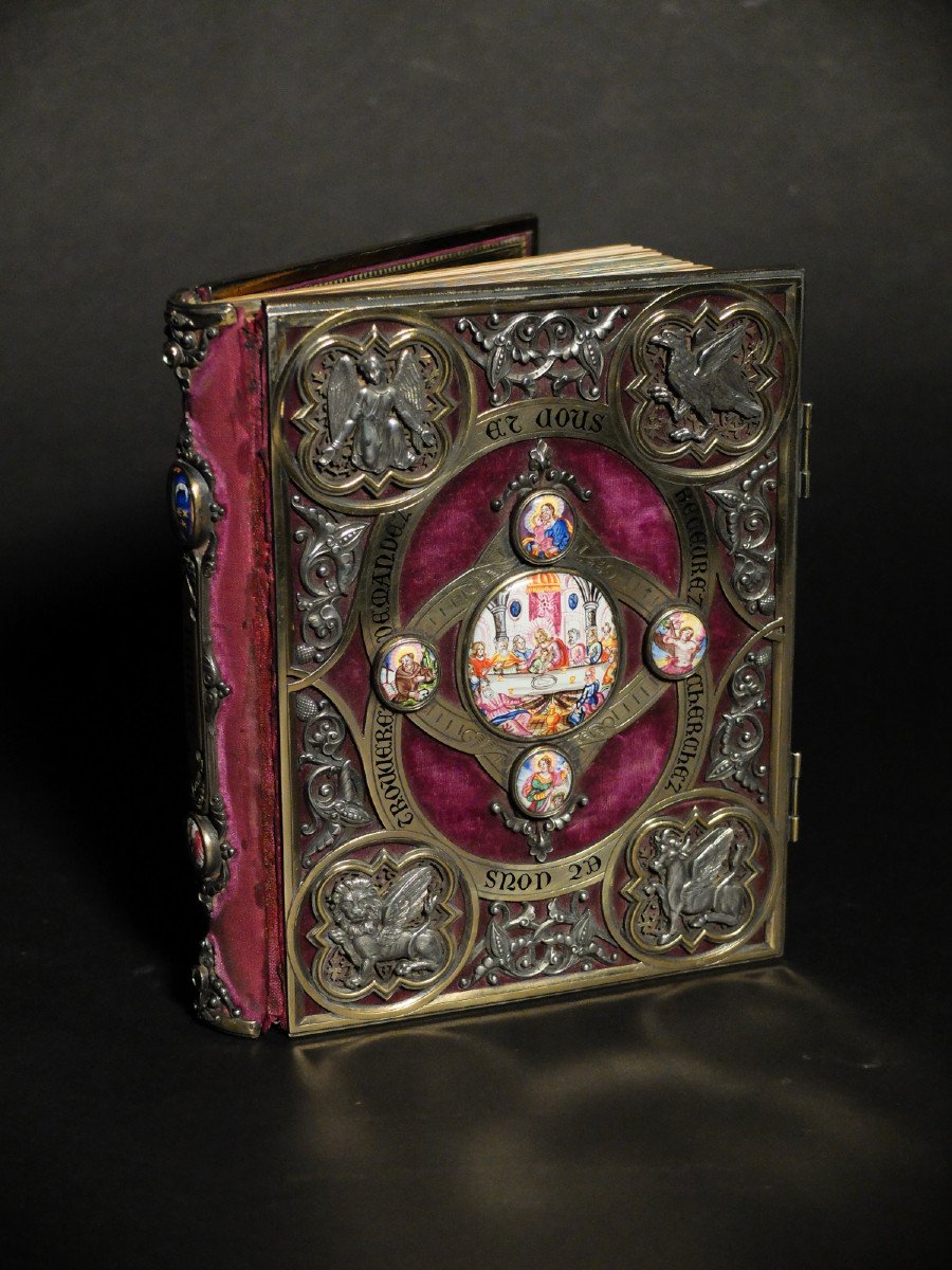 Book Of "hours Of The Middle Age", Gruel & Engelmann, Paris 1862