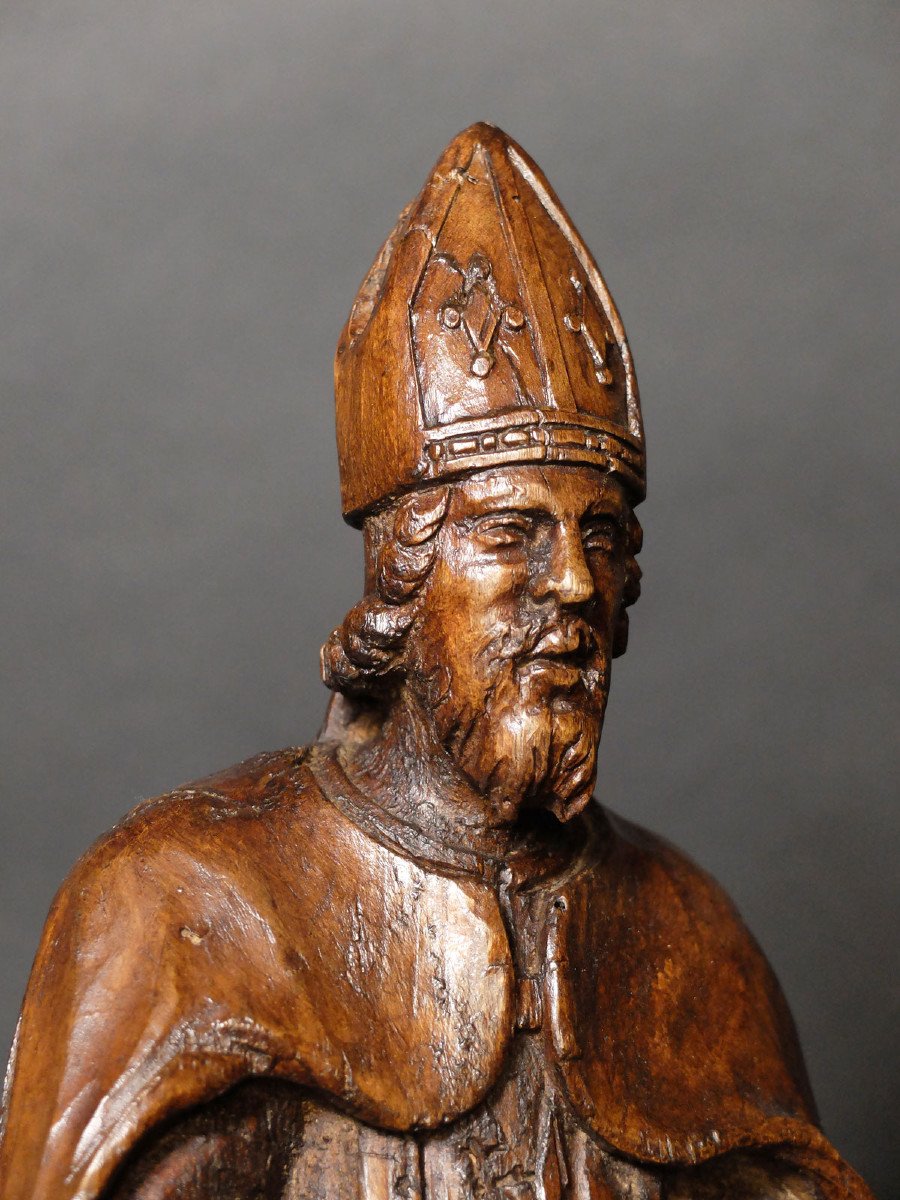 Bishop Sculpture - XIXth Century-photo-1