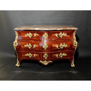 Tomb Chest Of Drawers Stamped By François Fleury - Louis XV Period