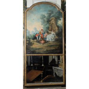Louis XVI Period Painted Trumeau