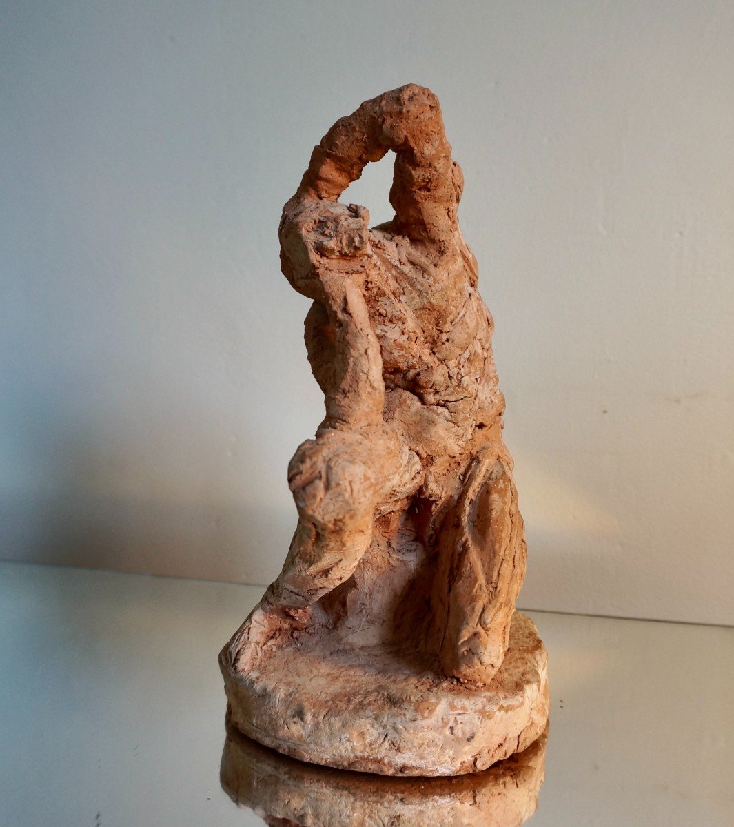 Original Terracotta Naked Man Dlg Flayed