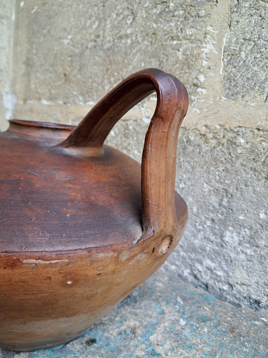 French South West Terracotta Jug -photo-4