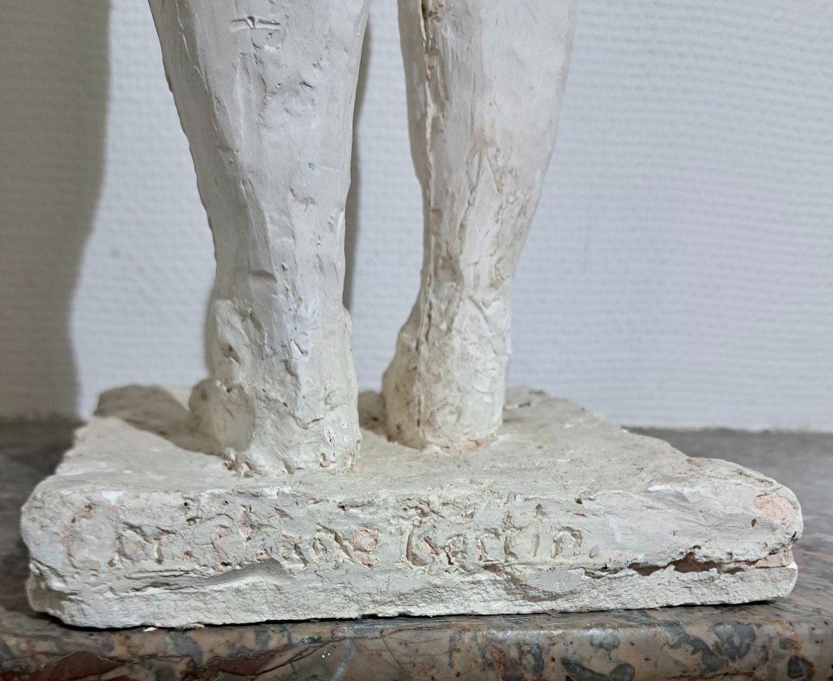 Bertin (19th-20th) Original Studio Plaster Cast Of A Naked Woman-photo-7