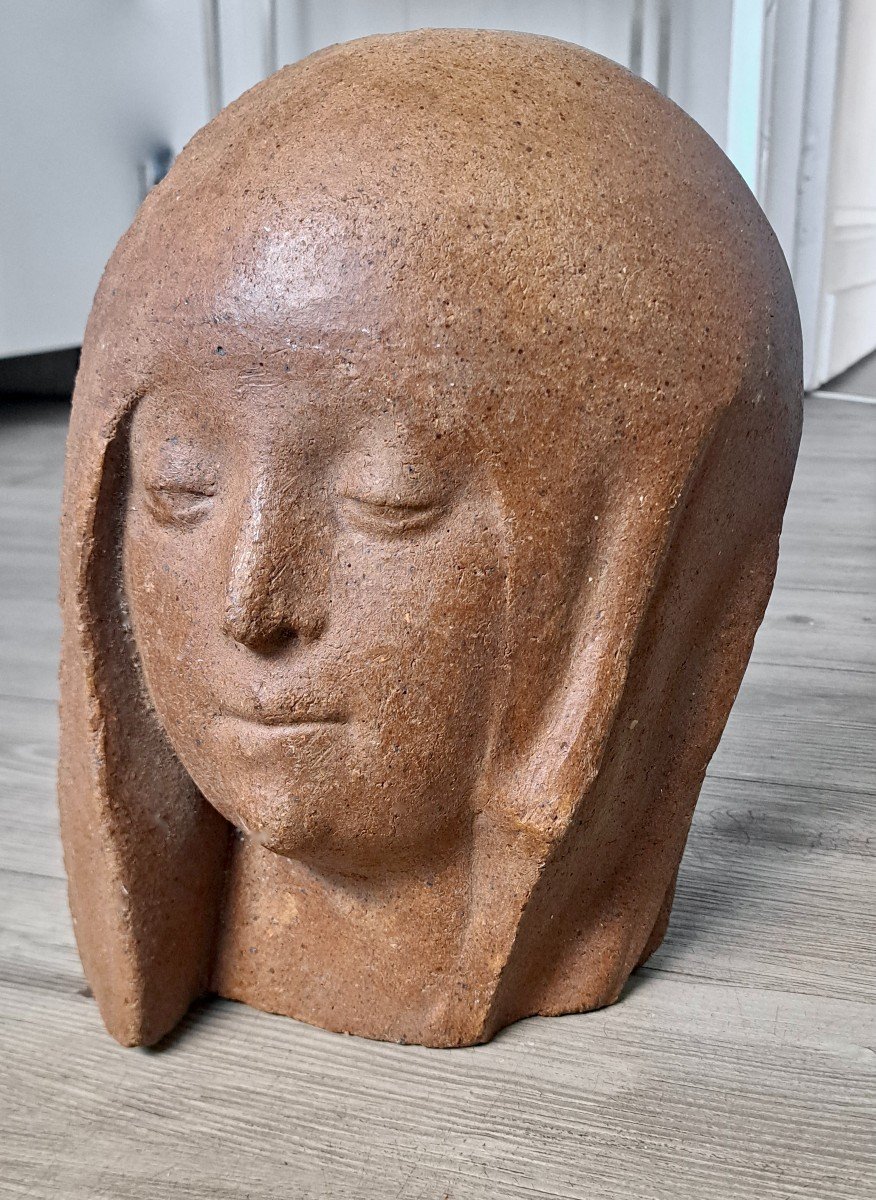 Virgin Stoneware Head -photo-2