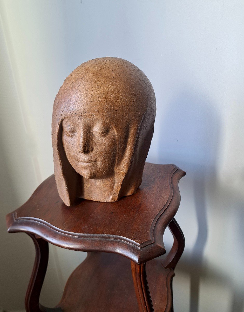 Virgin Stoneware Head -photo-2