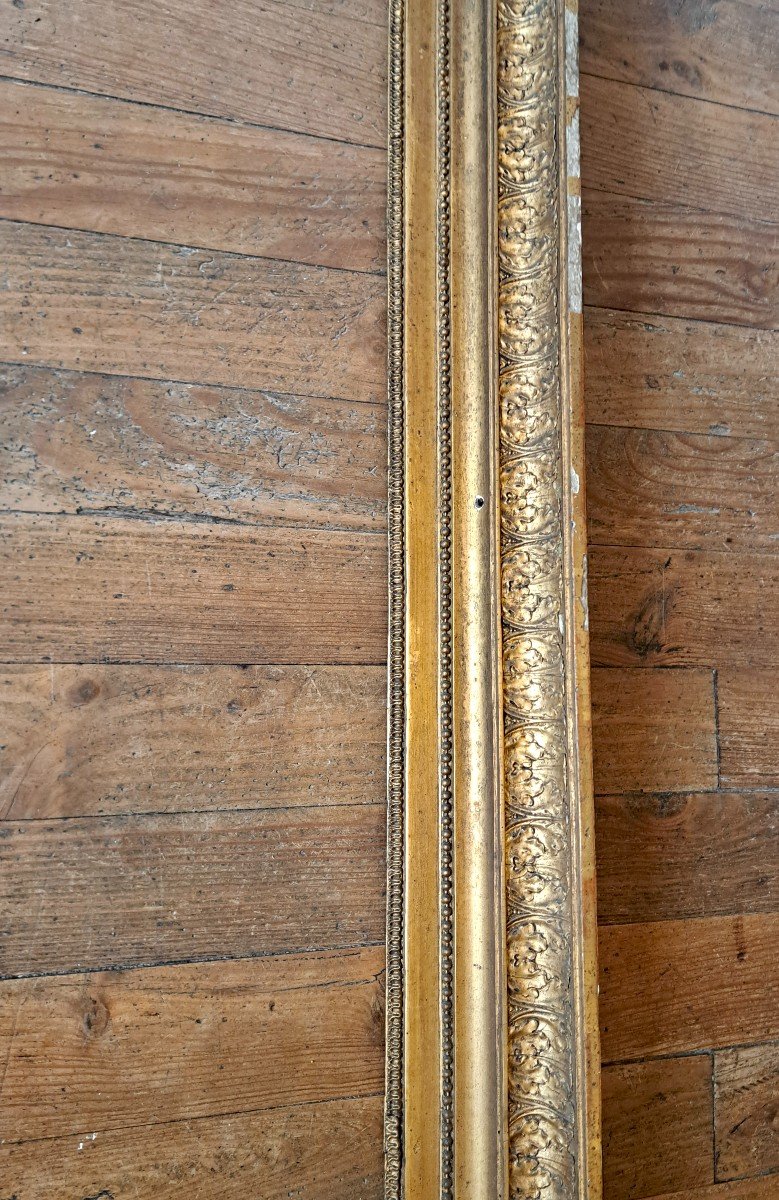 Restoration Period Gilded Wooden Portrait Frame-photo-1