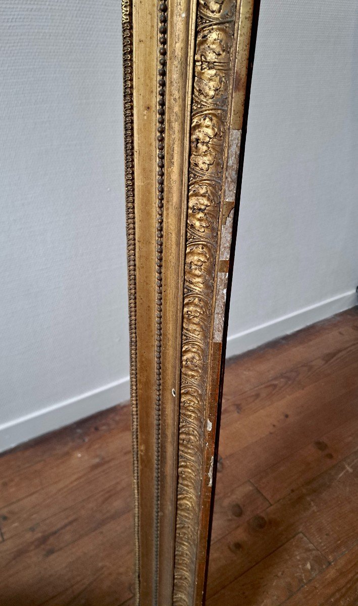 Restoration Period Gilded Wooden Portrait Frame-photo-2