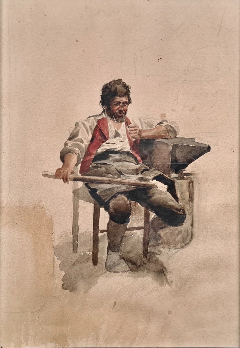 Portrait Of A Blacksmith 