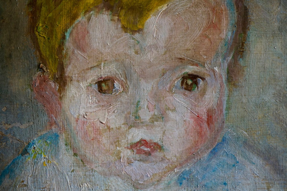 Proantic: Mania Mavro (odessa 1889-1969) Paris School Crozant Portrait