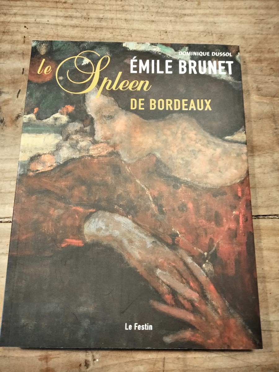 émile Brunet (1869-1943) Bordeaux School Art Religious Symbolism-photo-2