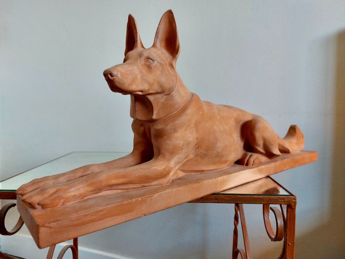 Max Le Verrier Terracotta Wolf -photo-2