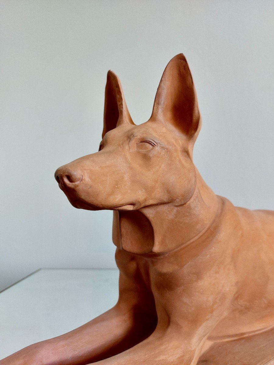 Max Le Verrier Terracotta Wolf -photo-3