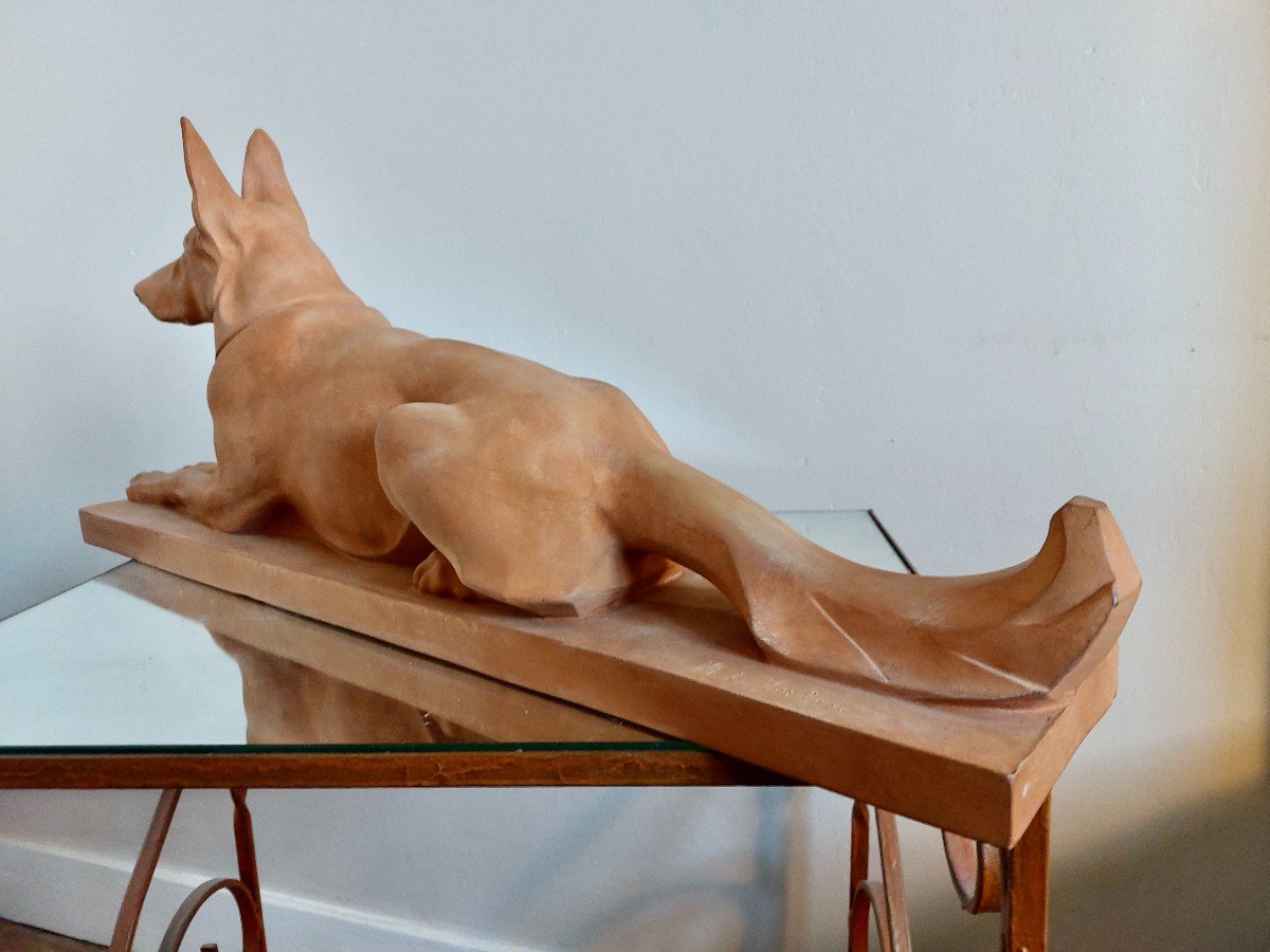 Max Le Verrier Terracotta Wolf -photo-3