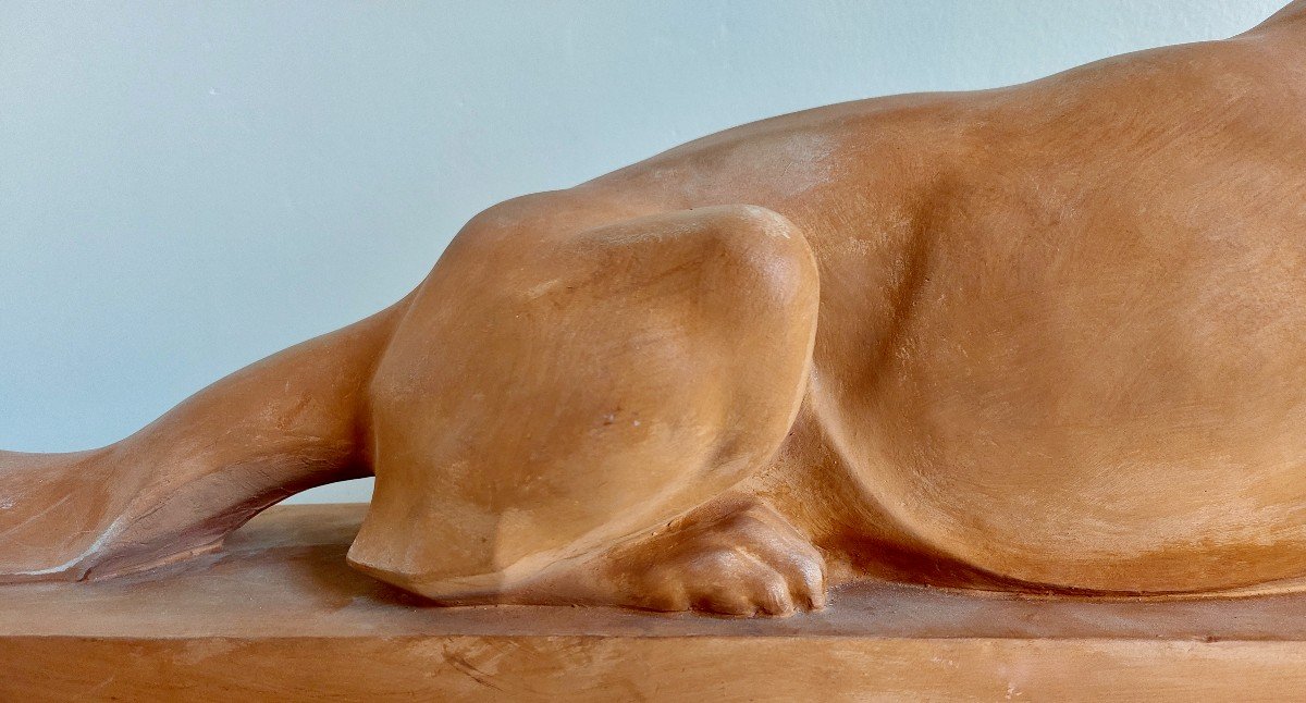 Max Le Verrier Terracotta Wolf -photo-4