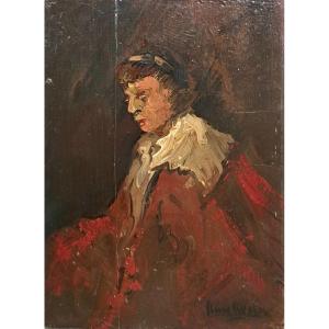 Oil Study On Panel Portrait Of A Religious Man Bears The Signature Of Isaac Israëls