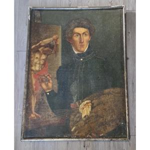 Portrait d'un peintre Florentin à la palette "curiosa"