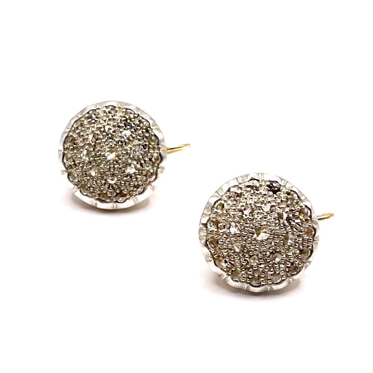 4808. Art Deco Earrings With Diamonds-photo-4