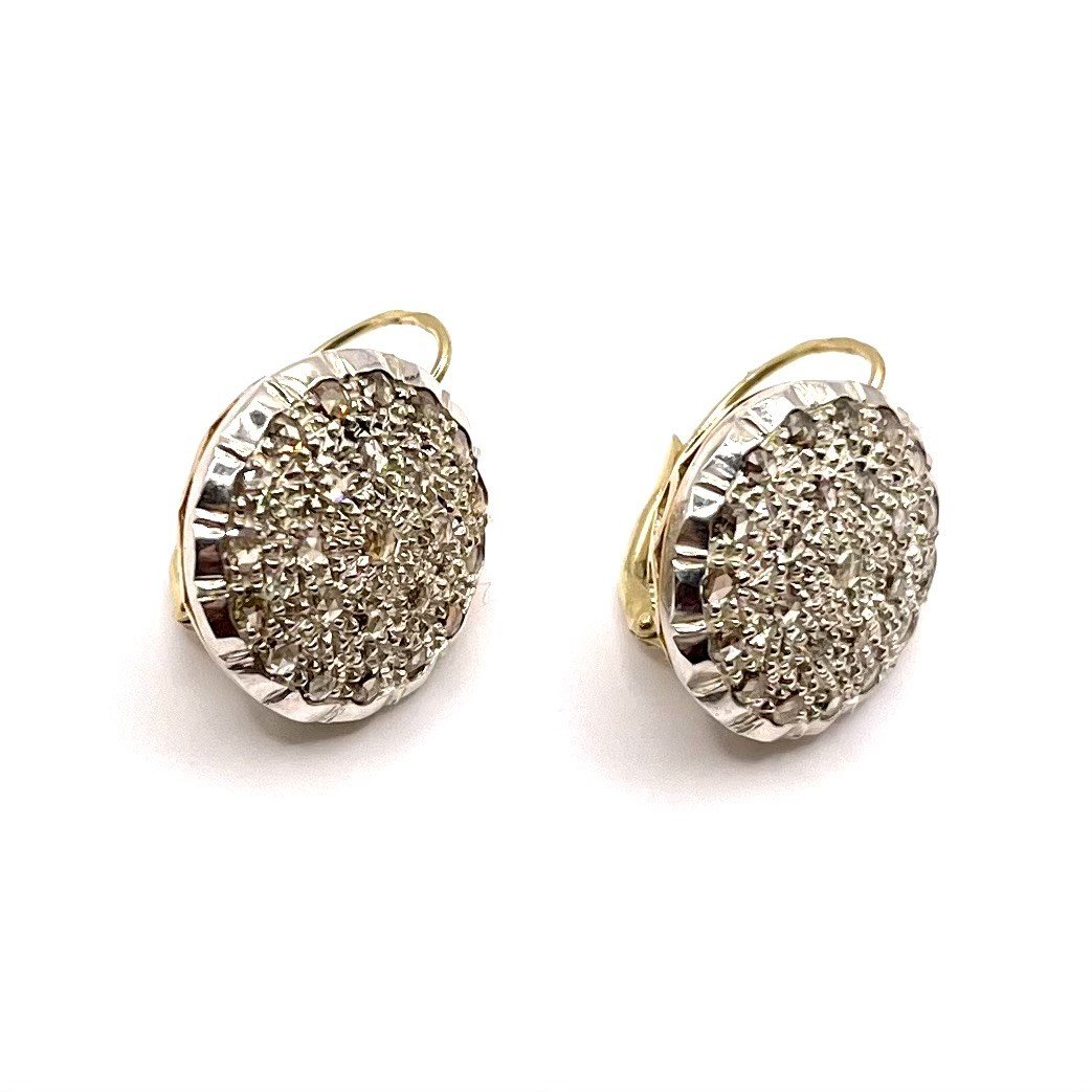 4808. Art Deco Earrings With Diamonds-photo-5