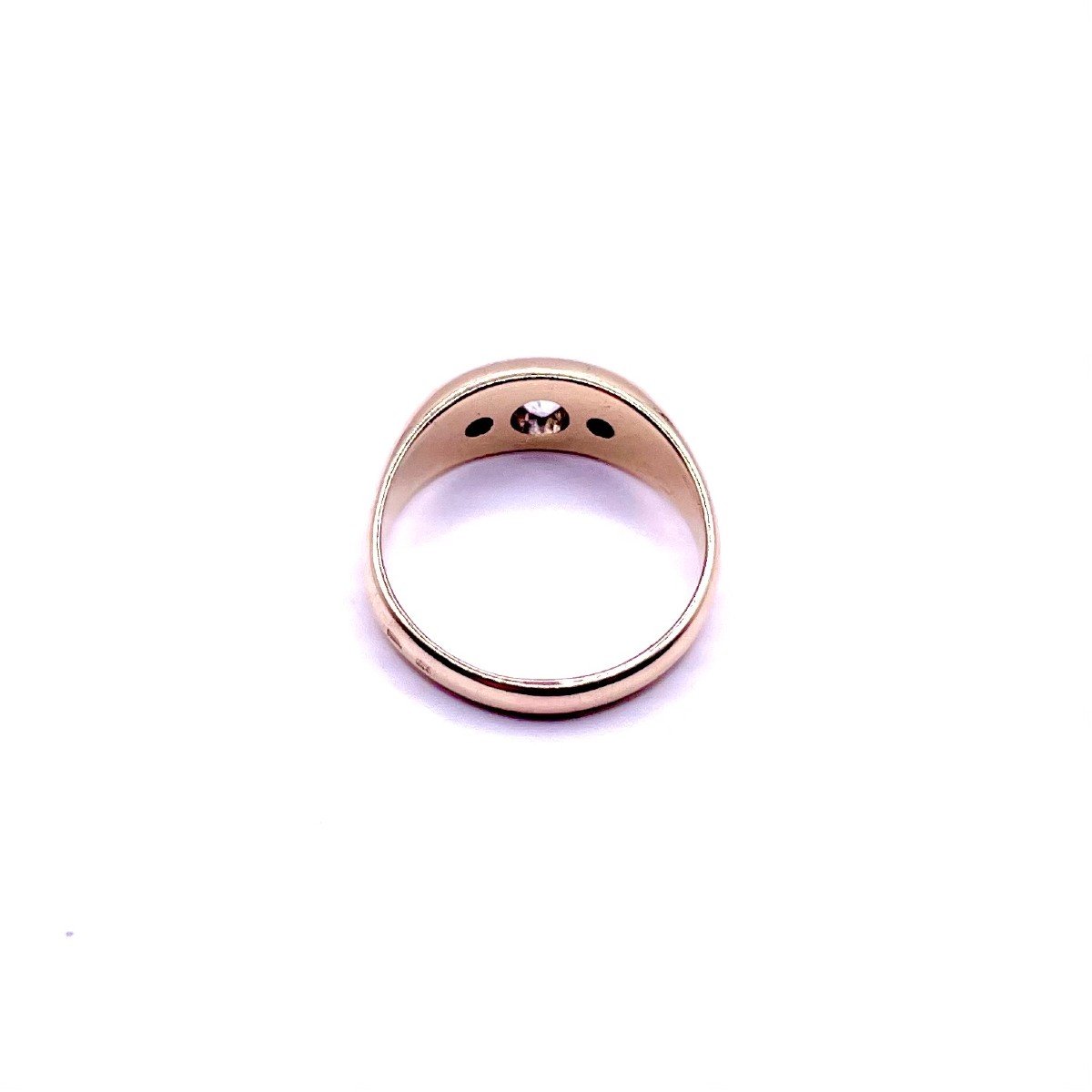 0170. Gold Ring With Diamond-photo-4