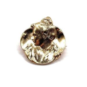 0258. Broche Art Nouveau Avec Diamants