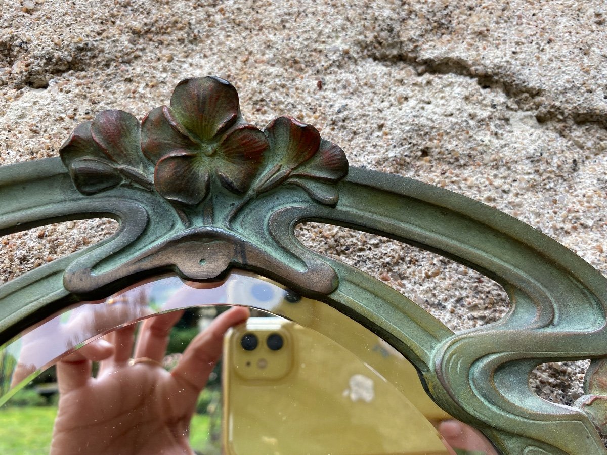 Miroir  Art Nouveau par Guénardeau début XXème-photo-3