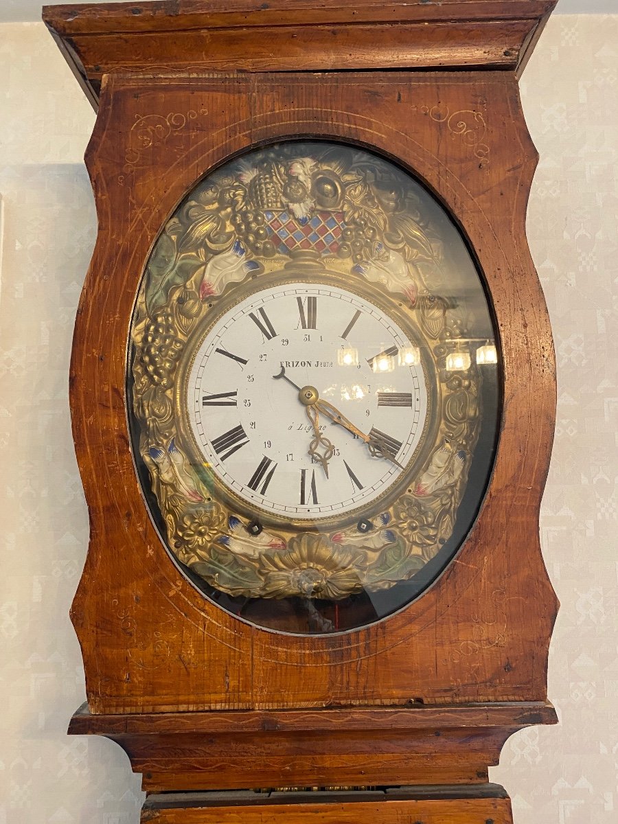 Late 19th Century Comtoise Clock-photo-3