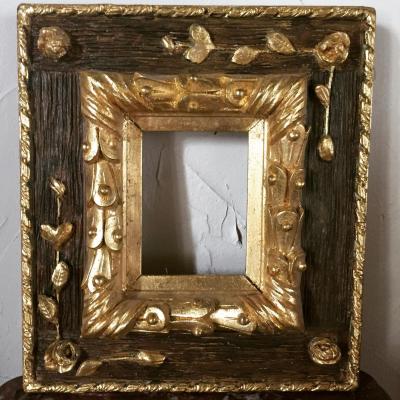 Small Gilded Frame In La Feuille d'Or, 1900