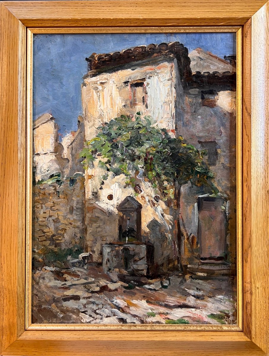 Clément Brun (1865-1920) Avignon Provence Vaison La Romaine In 1919 Group Of Thirteen-photo-2