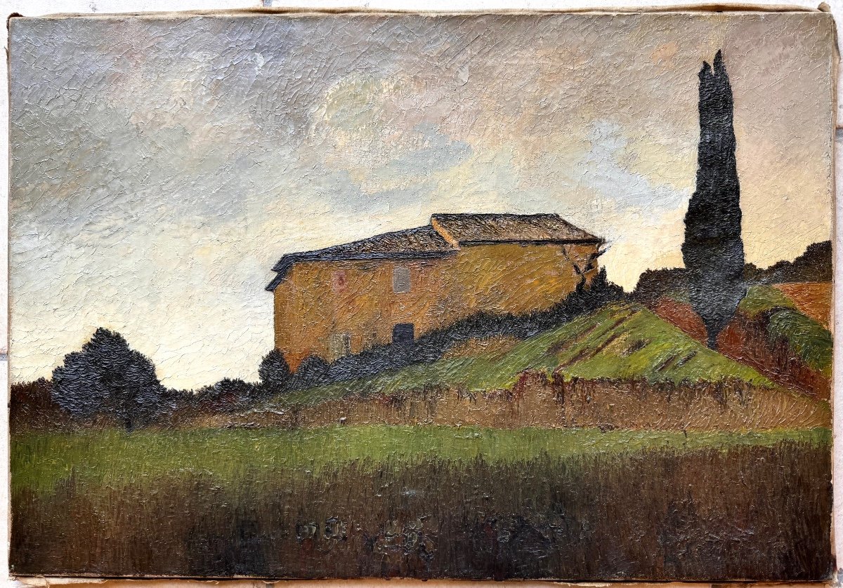 Léon Colombier (1869-1960) Paris Cavaillon Farm In The Luberon Group Of Thirteen-photo-3