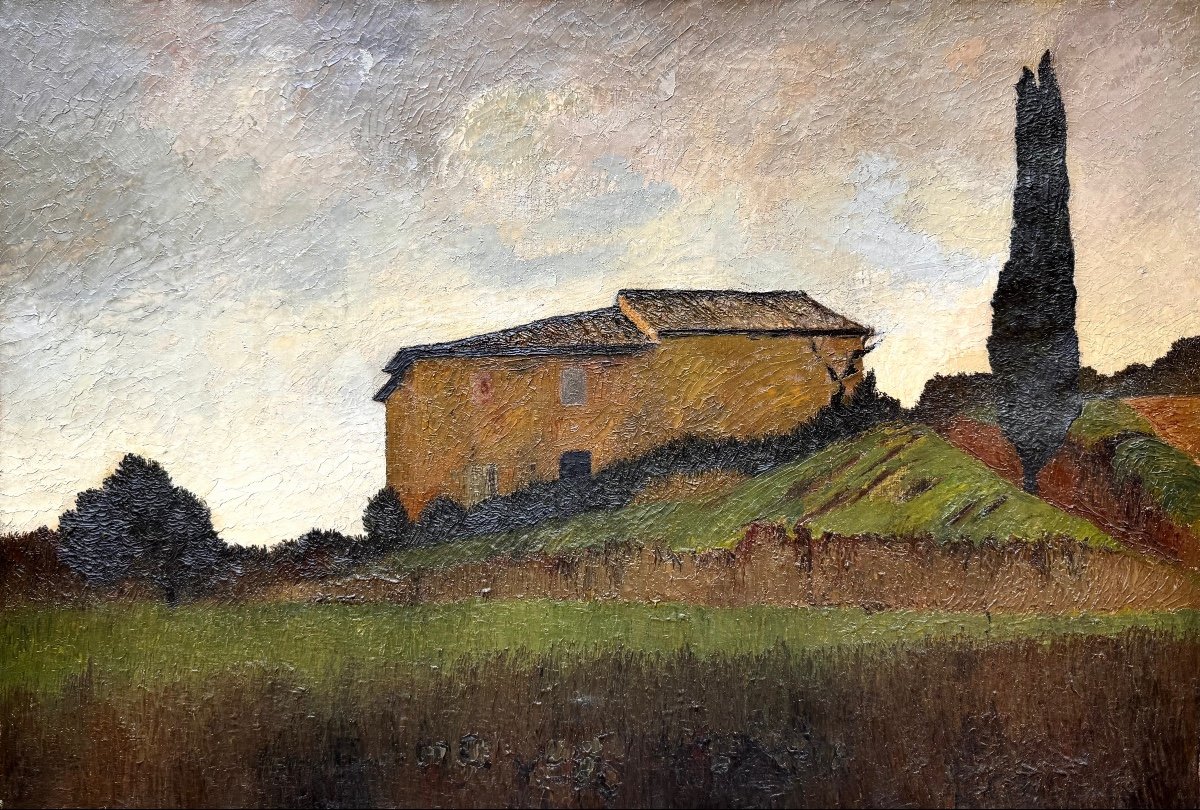 Léon Colombier (1869-1960) Paris Cavaillon Farm In The Luberon Group Of Thirteen