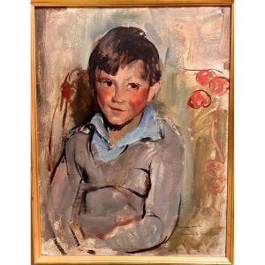 Willy Eisenschitz (1889-1974) Vienna Austria Portrait Of Young Laville 1930 Provence