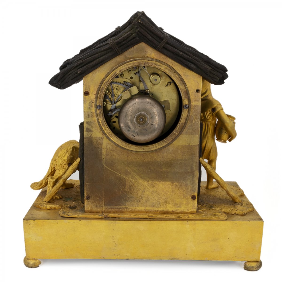 French Empire Clock "little Red Riding Hood", Le Roi-photo-4