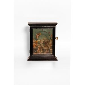 Rare Horloge Nocturne Miniature - Milieu Du 18e Siècle