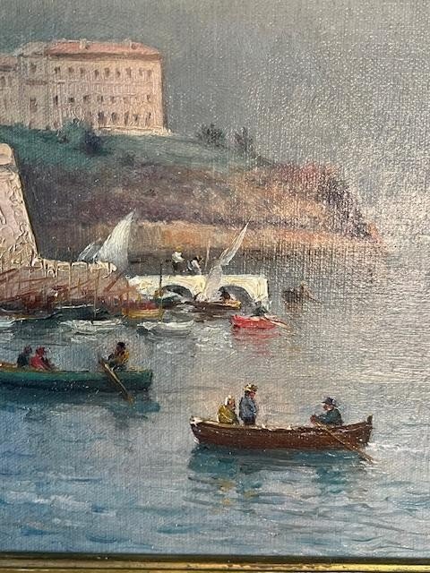 Peinture Sur Toile Port De Marseille De Pierre Berriat-photo-3