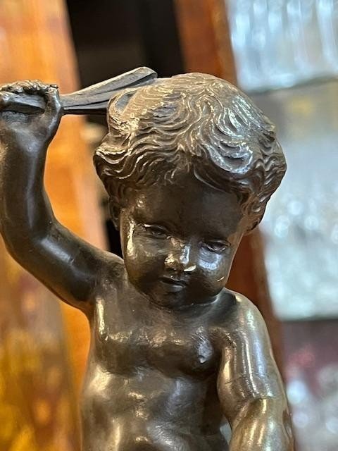 Bronze Child And Turtle-photo-2