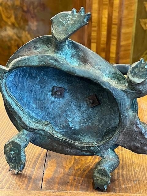 Bronze Child And Turtle-photo-1