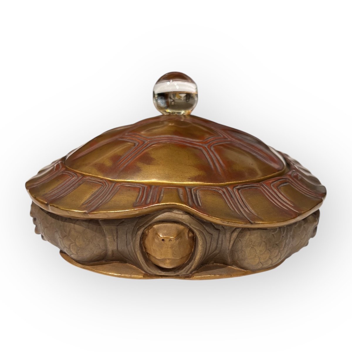 Rare Turtle-shaped Suzuribako, Japan, 19th Century.