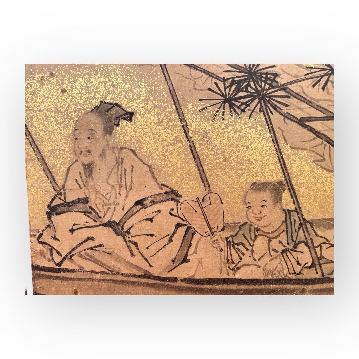 6-leaf Screen, Kano School, Japan, Edo Period.-photo-3