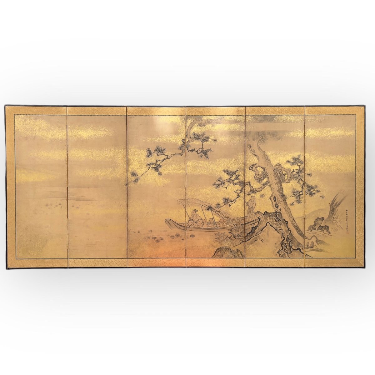 6-leaf Screen, Kano School, Japan, Edo Period.